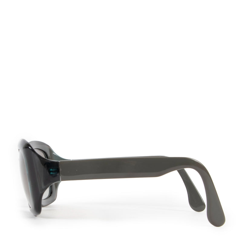 Marni Khaki Rectangular Sunglasses