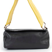 Buy an authentic second hand Prada Grey with Yellow Leather Handle Shoulder Bag at Labellov