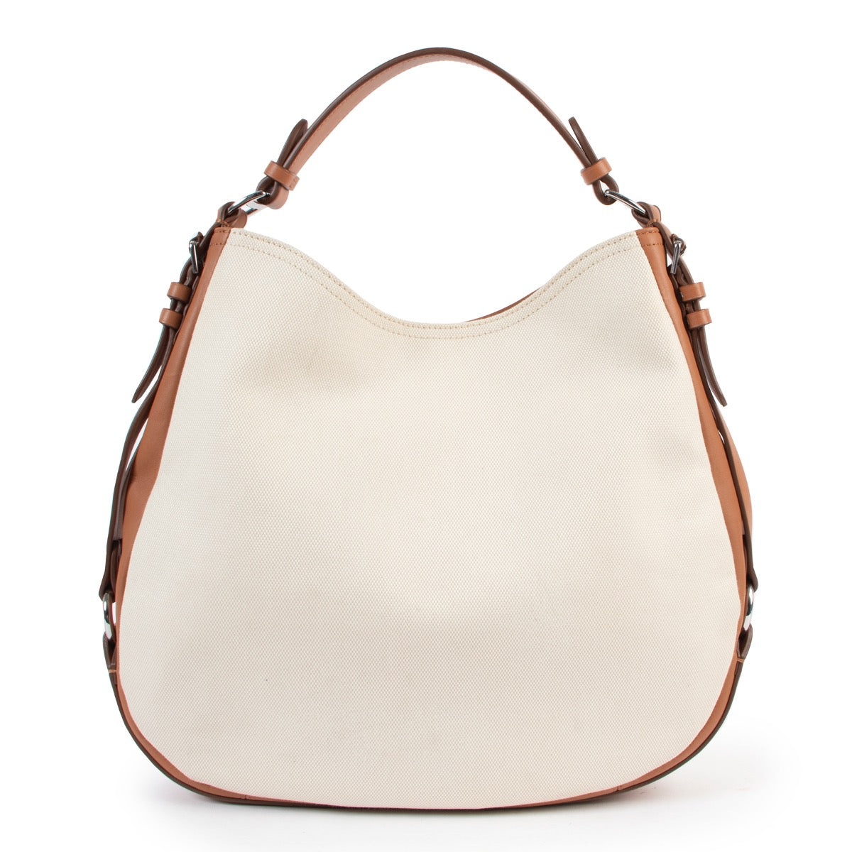 Ralph Lauren Canvas/ Cognac Shoulder bag