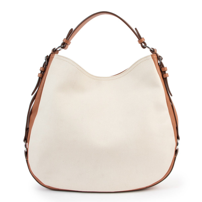 Ralph Lauren Canvas/ Cognac Shoulder bag