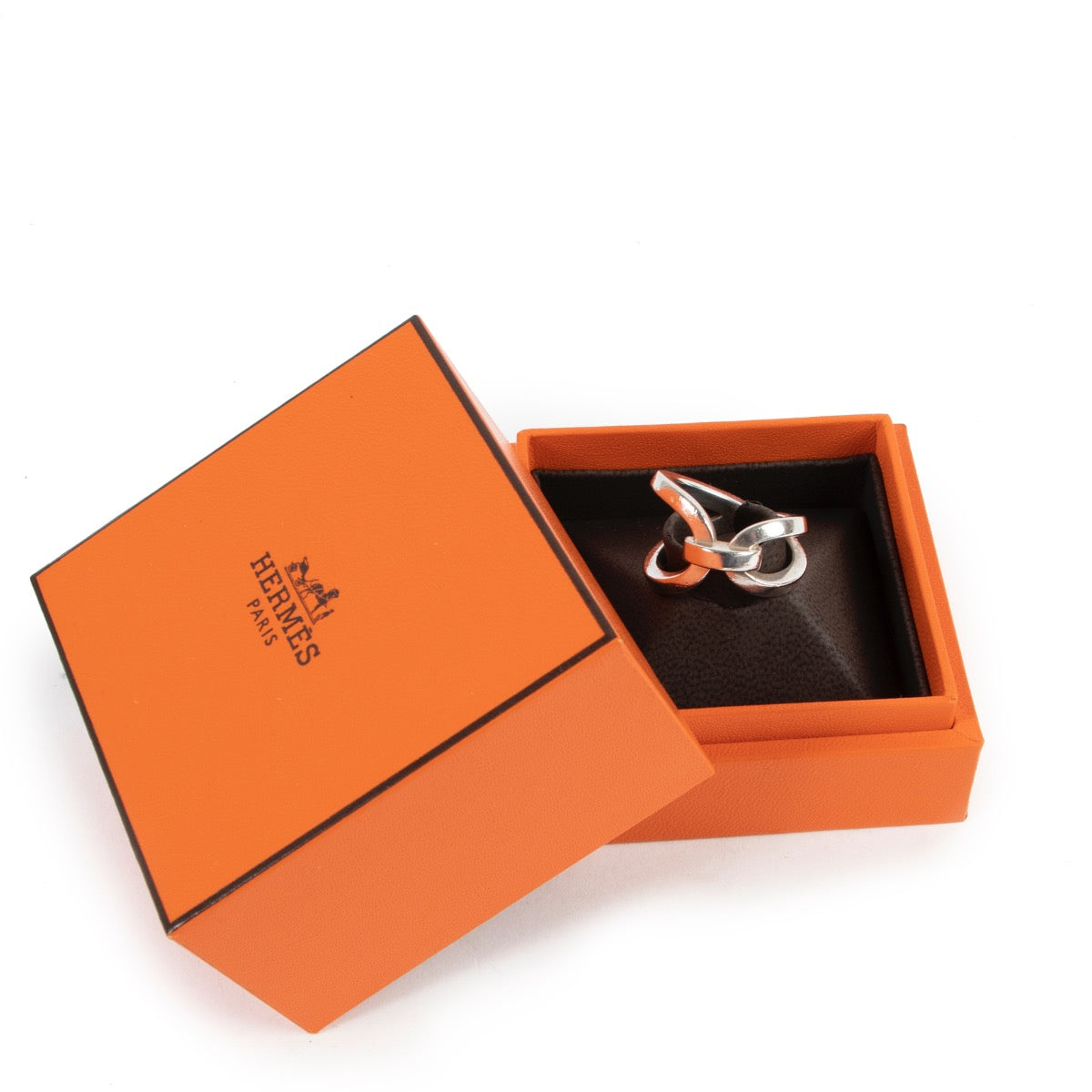 shop safe online Hermès Sterling Silver Ring