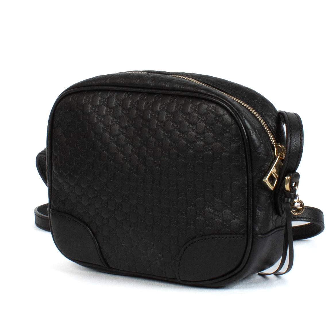 shop 100% authentic second hand Gucci GG Bree Guccissima Black Leather Crossbody Bag on Labellov.com