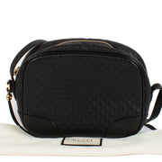 shop 100% authentic second hand Gucci GG Bree Guccissima Black Leather Crossbody Bag on Labellov.com