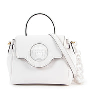 Buy second hand authentic Versace White La Medusa Small Handbag on Labellov.com for the best price