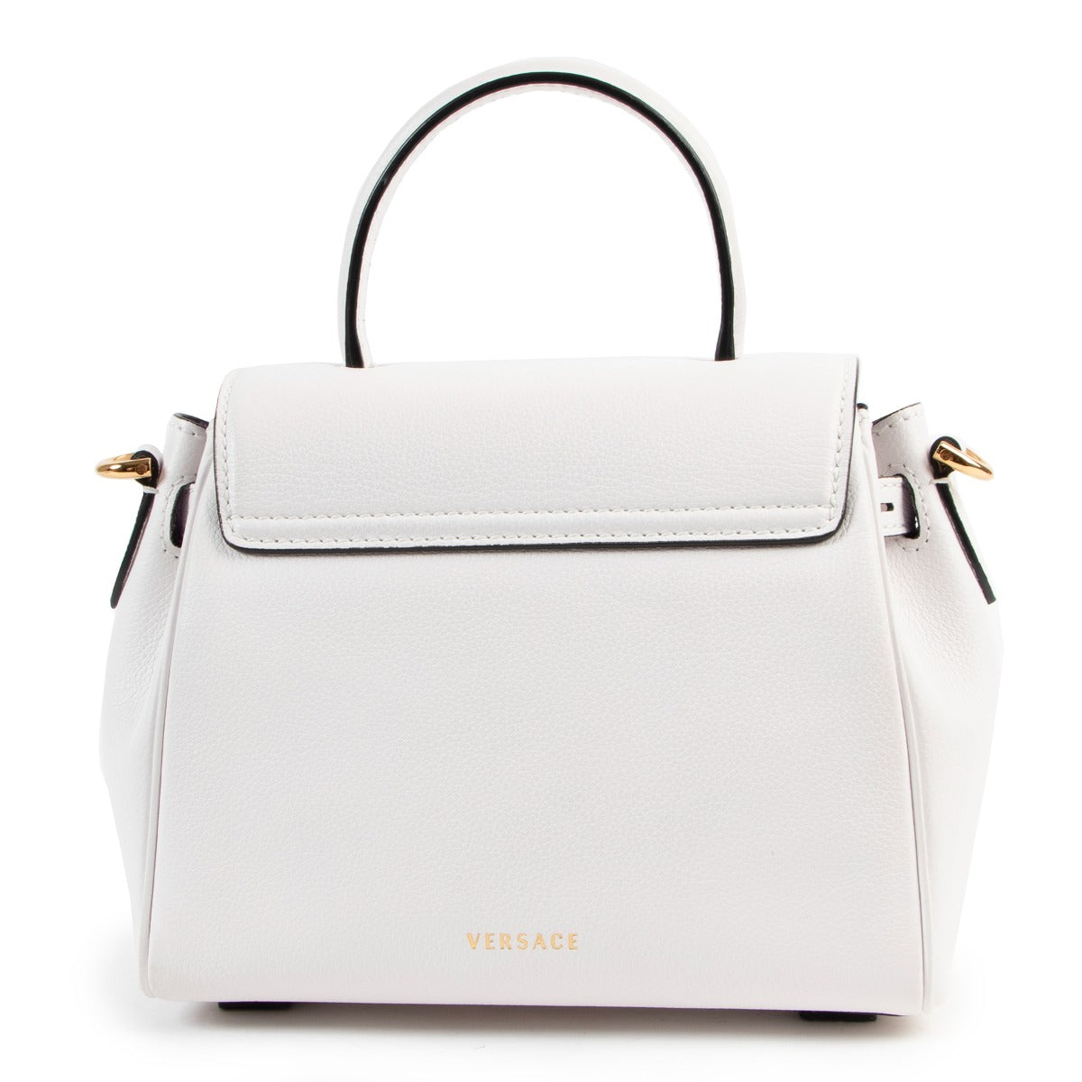 Buy second hand authentic Versace White La Medusa Small Handbag on Labellov.com for the best price