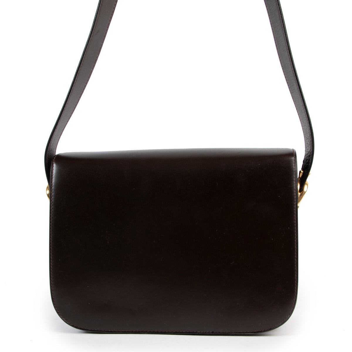 buy and sell vintage authentic Celine Brown Horse Carriage Box Bag on Labellov.com