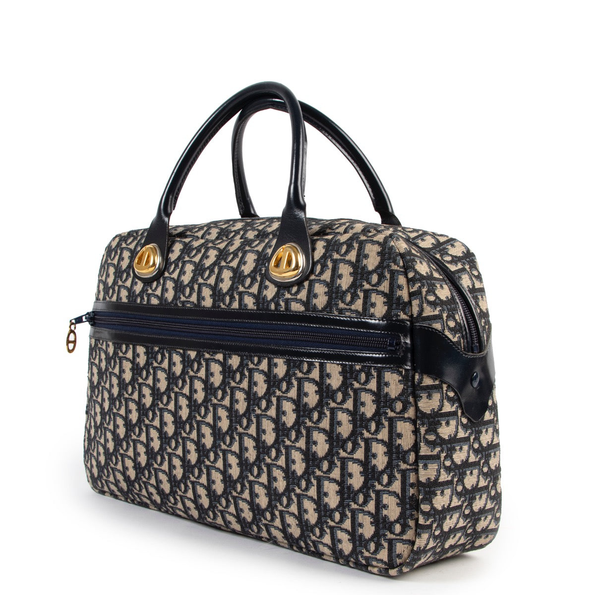 Buy an authentic second hand Oblique pattern Dior top handle at Labellov