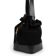 Buy an authentic second hand Karl Lagerfeld suede shoulder bag at Labellov