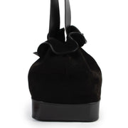 Buy an authentic second hand Karl Lagerfeld suede shoulder bag at Labellov