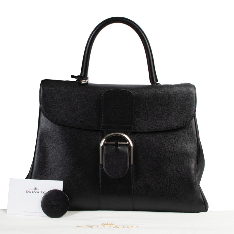 Delvaux Black Brillant GM Souple Jumping secondhand for the best price Delvaux Black Brillant GM Souple Jumping.