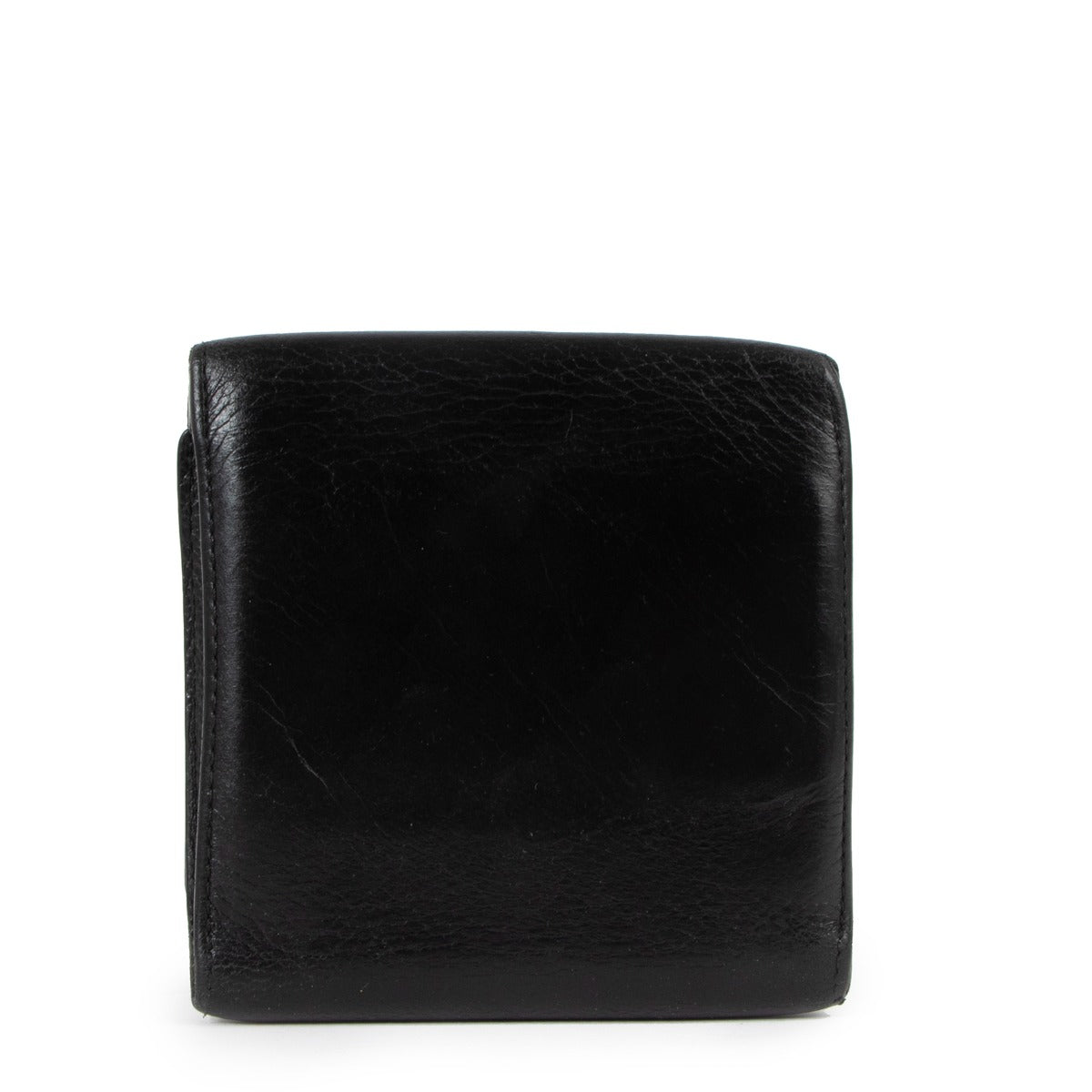 Portefeuille Delvaux Louise Compact Paddock Noir