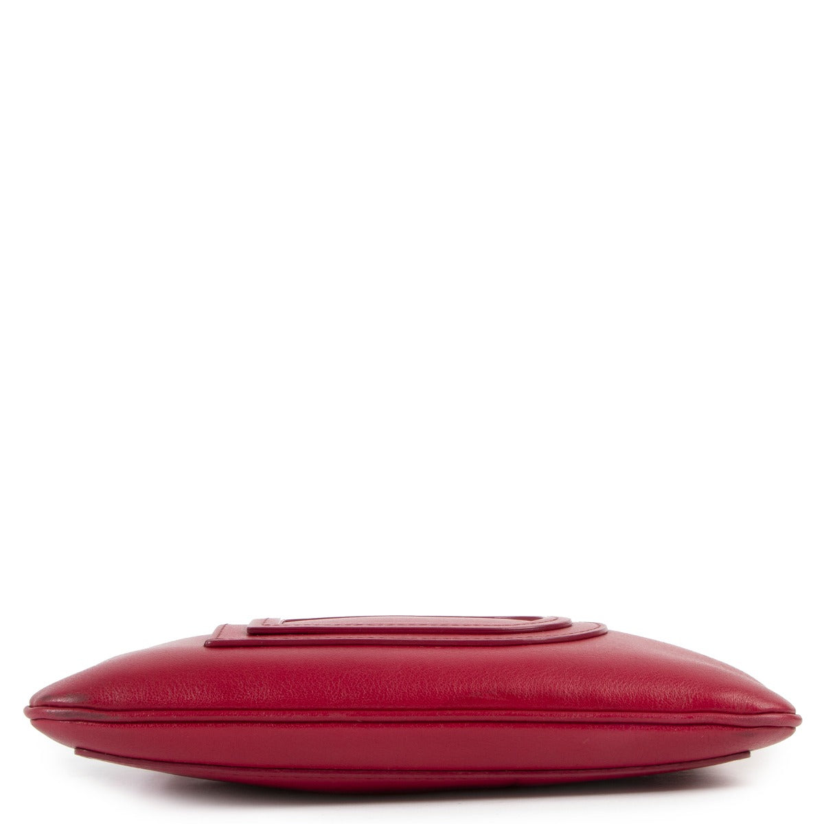 Delvaux Burgundy Louise Pochette Clutch