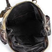 shop second hand vintage authentic Prada Brown Ombre Patent Leather Handbag at Labellov for the best price