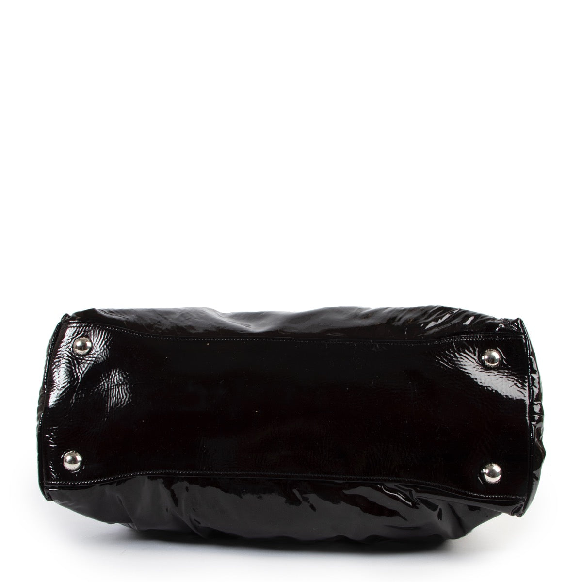 shop second hand vintage authentic Prada Brown Ombre Patent Leather Handbag at Labellov for the best price