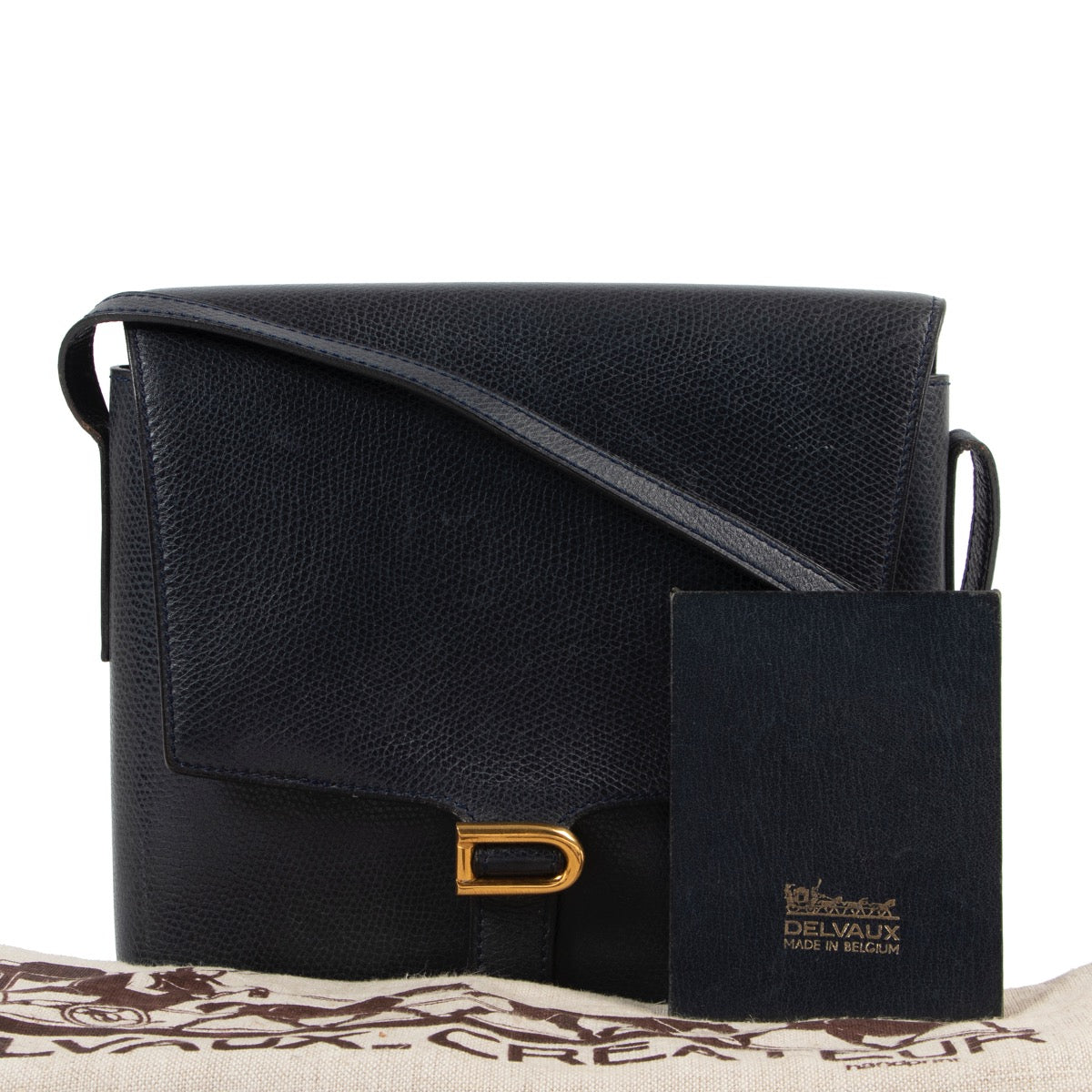 Buy an authentic second hand Delvaux Blue Crossbody Bag at Labellov