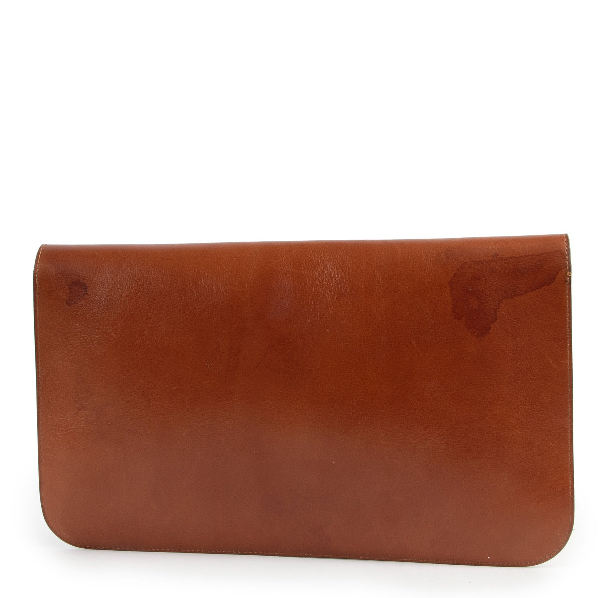 Buy an authentic second hand cognac Delvaux Clutch at Labellov