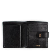Black Delvaux wallet, Delvaux wallet in very good condition, Shop safe Delvaux wallet