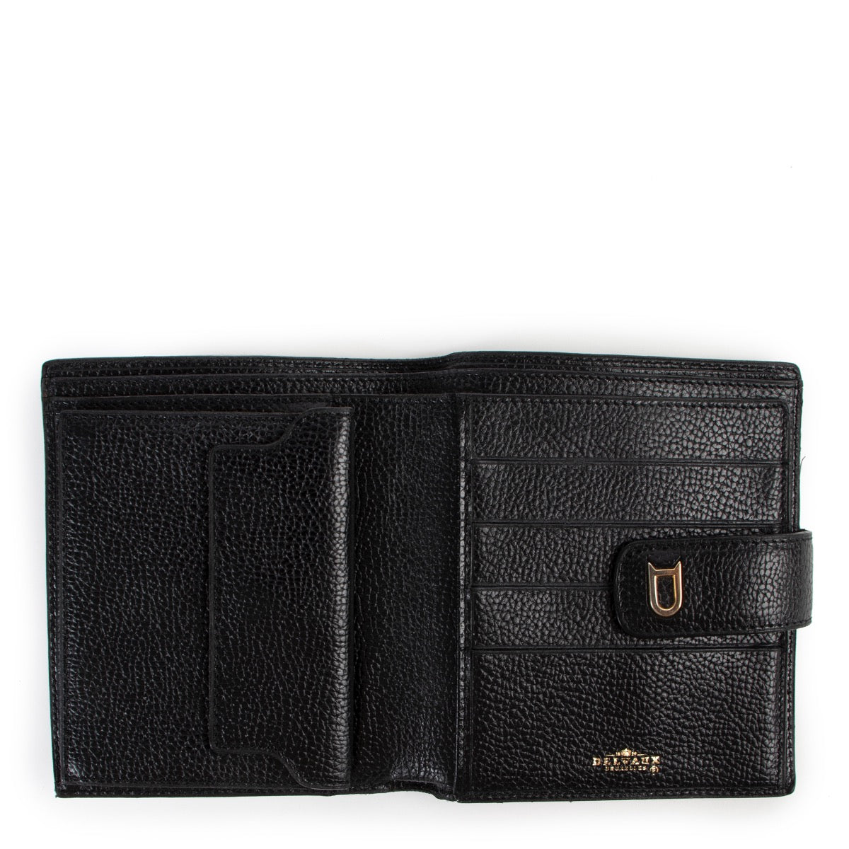 Black Delvaux wallet, Delvaux wallet in very good condition, Shop safe Delvaux wallet