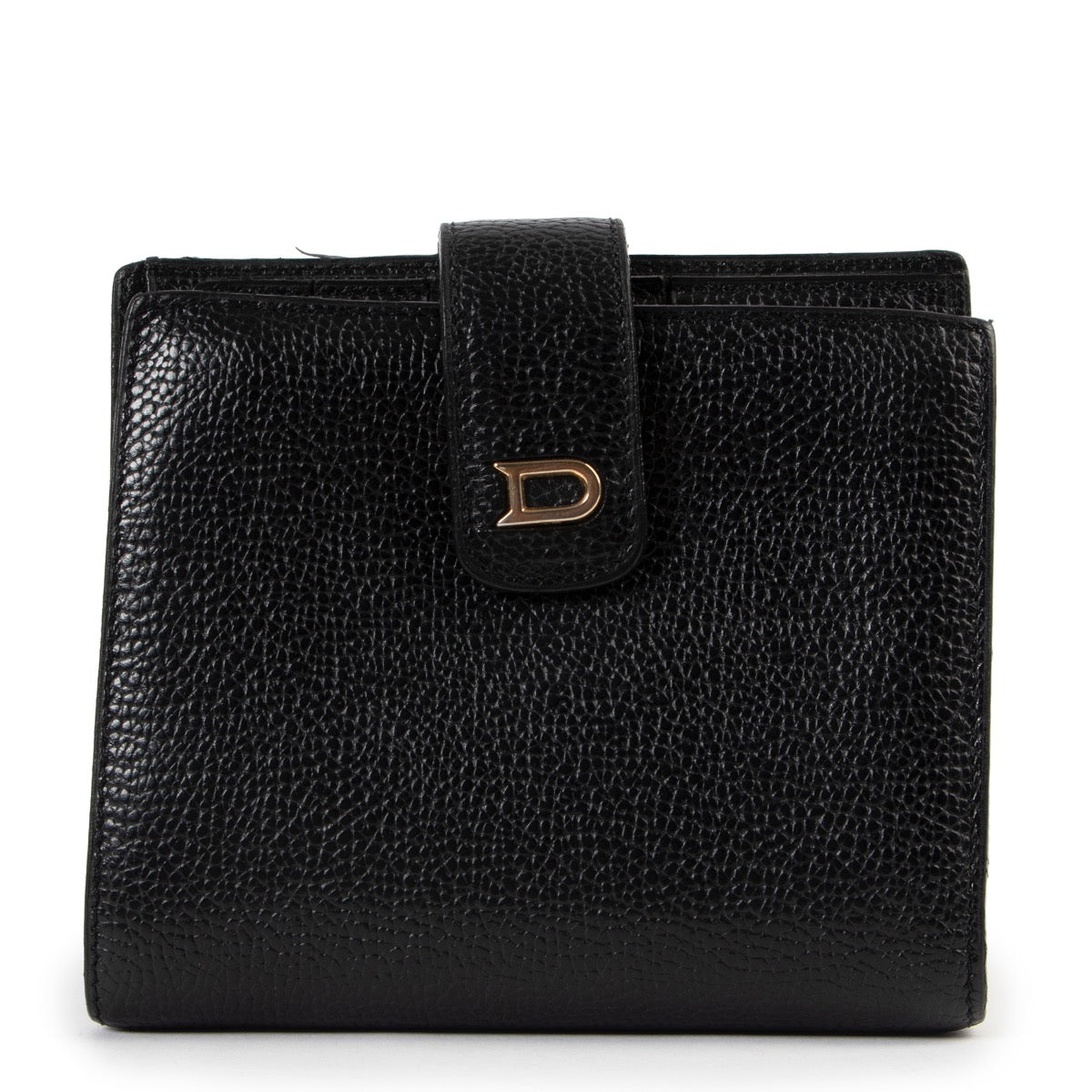 Black Delvaux wallet, Delvaux wallet in very good condition, Shop safe Delvaux wallet