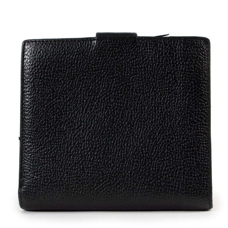 Black Delvaux wallet, Delvaux wallet in very good condition, Shop safe Delvaux wallet