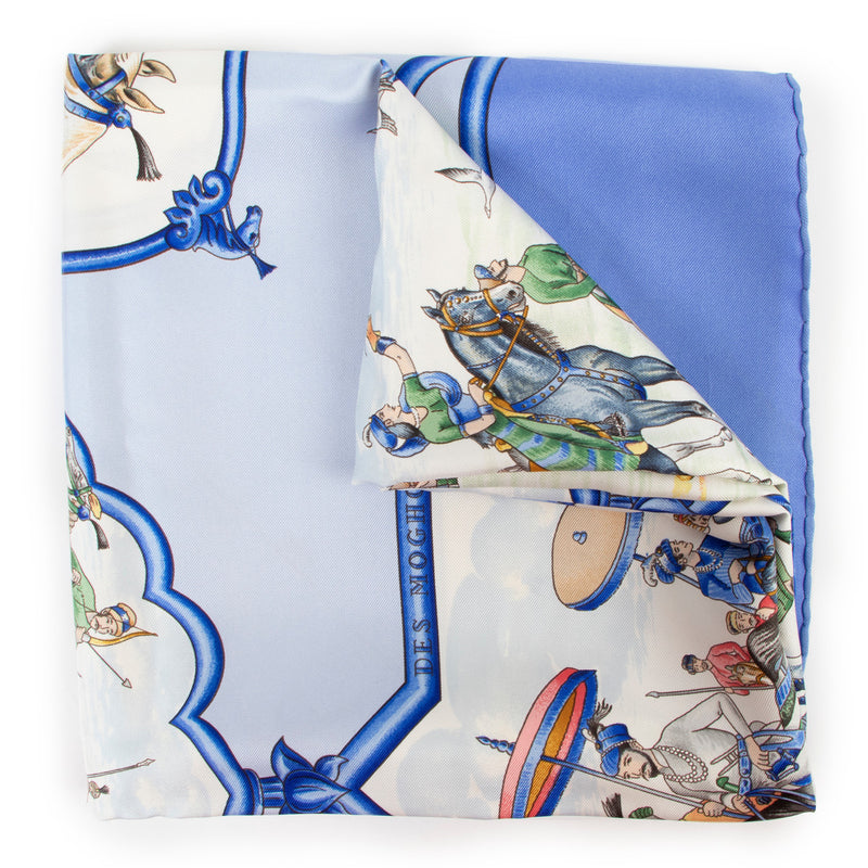 Hermès Les Chevaux Des Moghols Silk Scarf