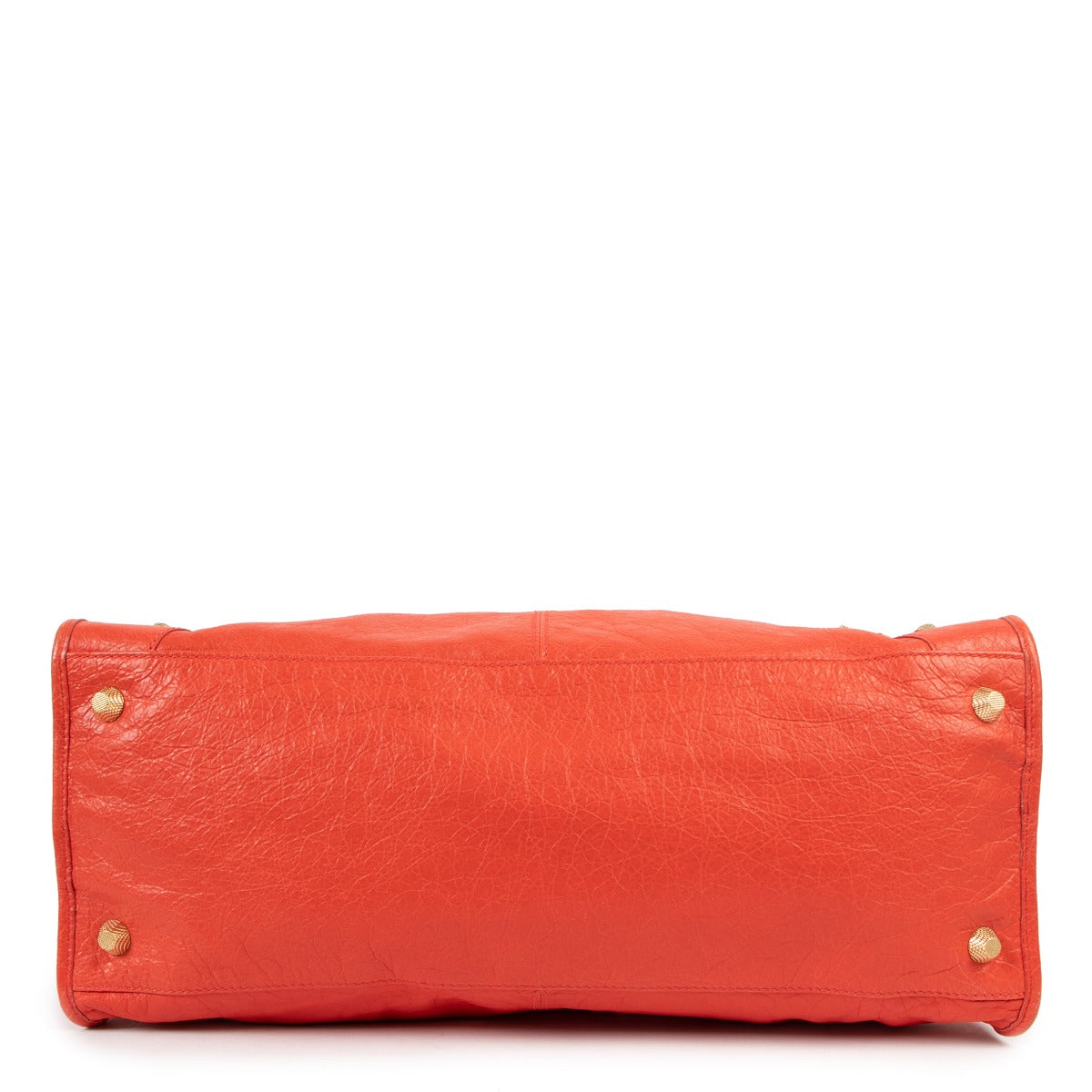 Shop authentic second hand Balenciaga Rose Corail Classic City Giant 21 Work Handbag at Labellov