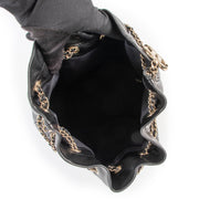 Buy an authentic second hand Chanel Black Leather Bucket Bag at Labellov