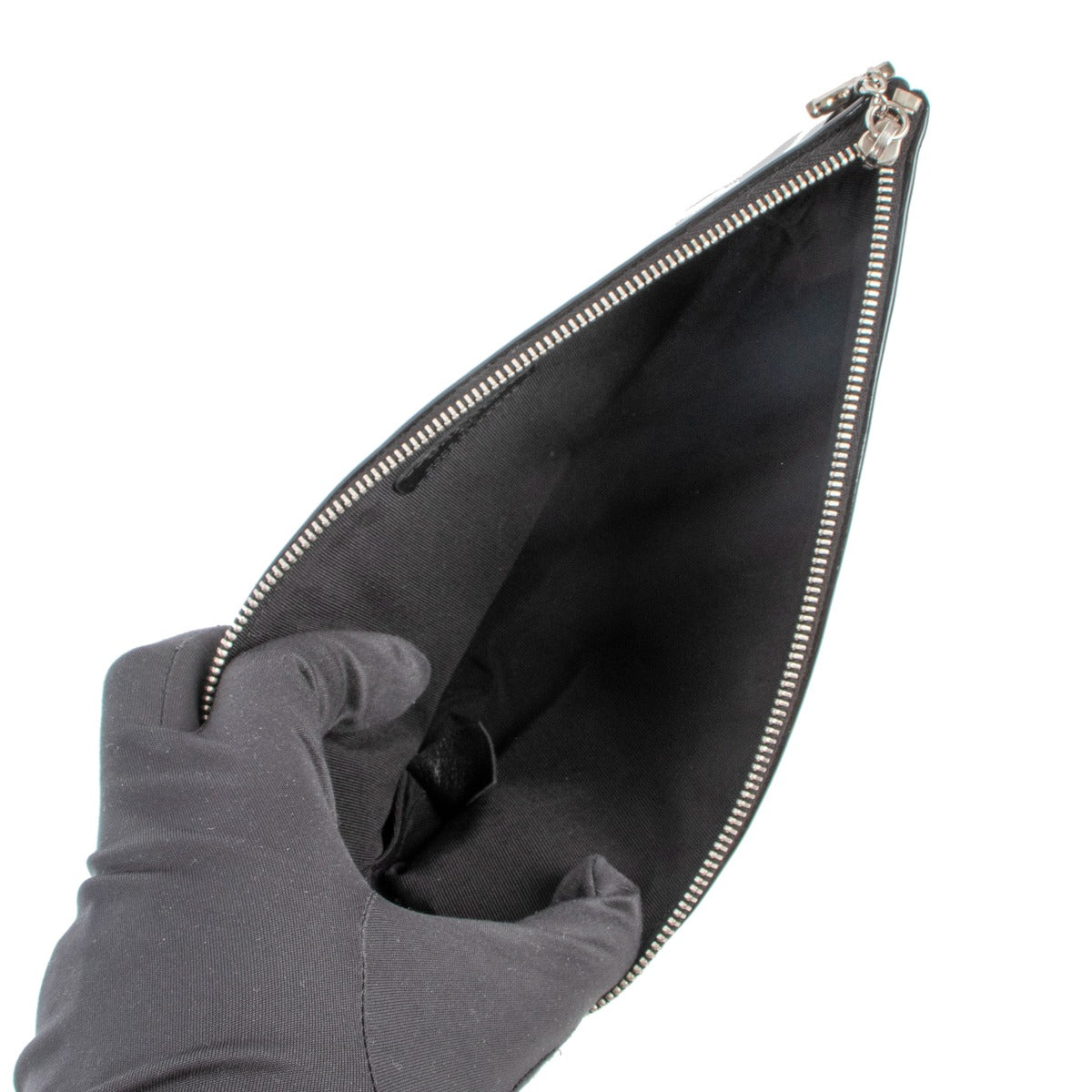 Chanel CC Cruise Line Black Patent Leather Clutch