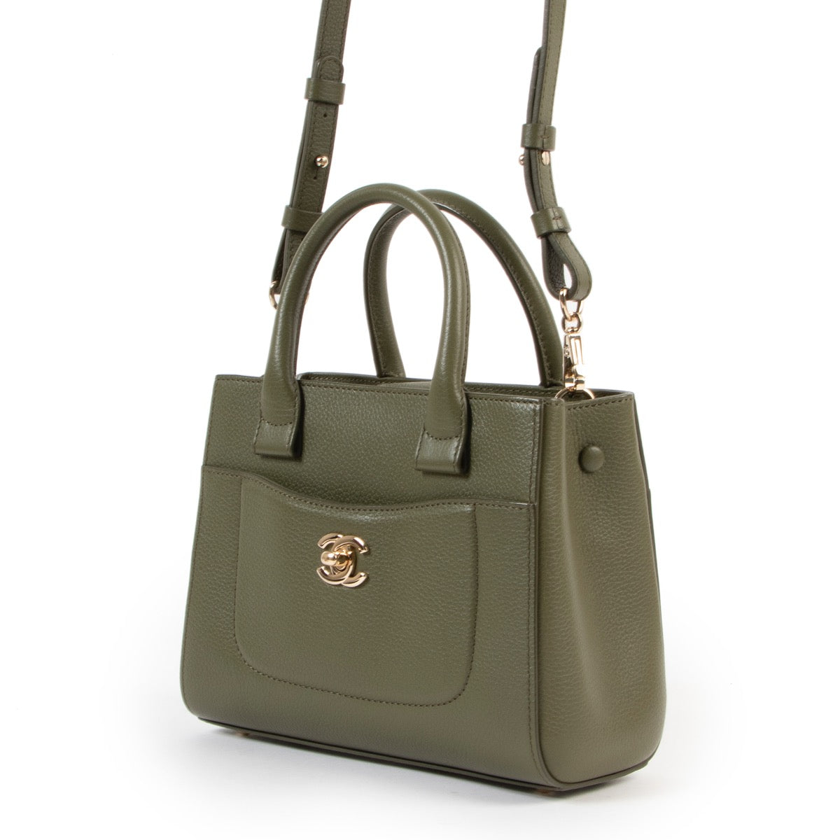 Sac cabas Chanel Mini Neo Executive vert
