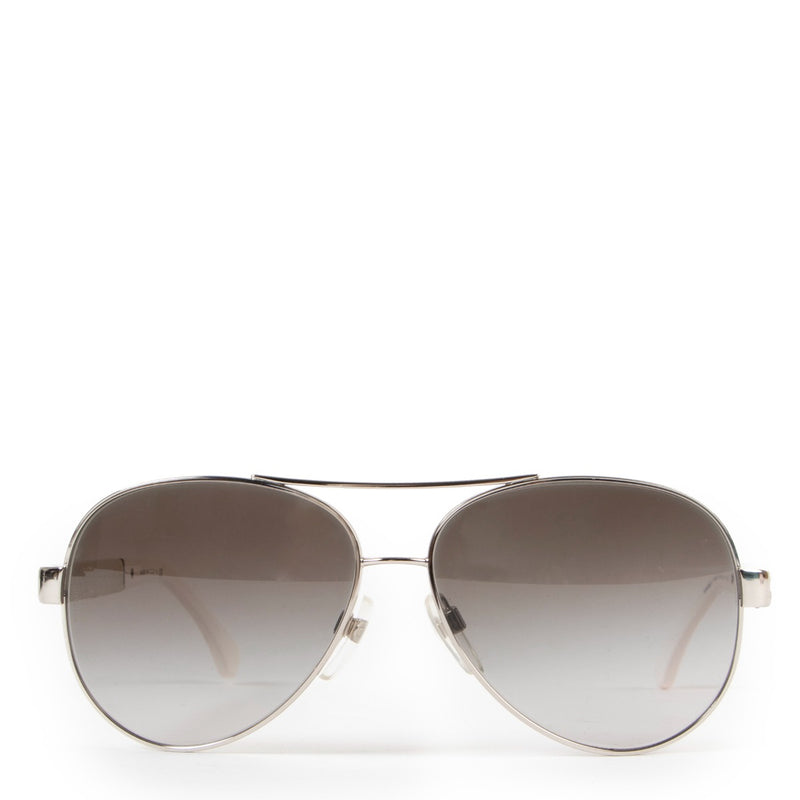 Buy an authentic pair of second hand Chanel aviator sunglasses at Labellov