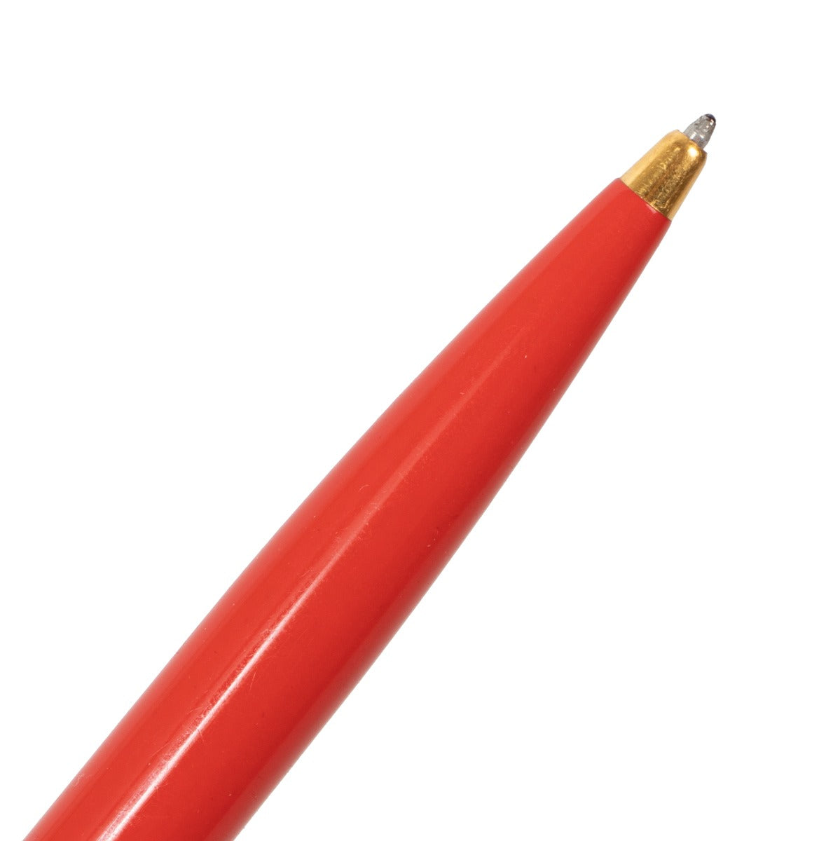 Stylo bille S.T. Dupont en laque rouge et or