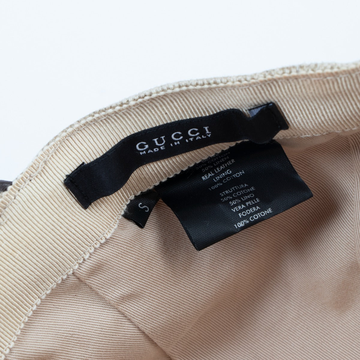 Gucci GG Canvas Baseball Hat - Size S