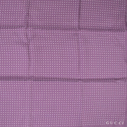 Gucci Purple Dot Silk Scarf
