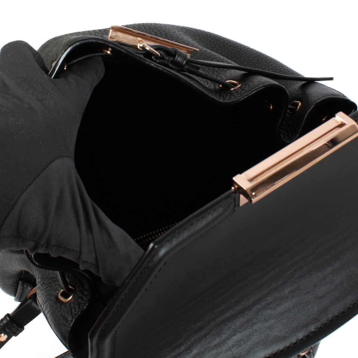 Authentic second hand Alexander Wang Black Prisma Skeletal backpack