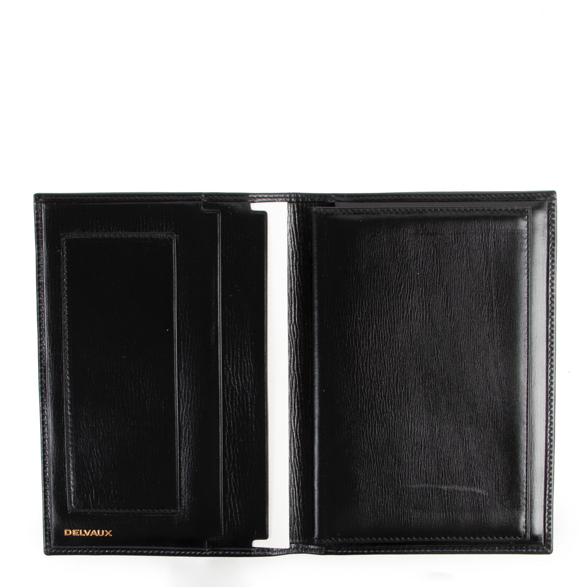 Buy an authentic second hand Delvaux black wallet at Labellov