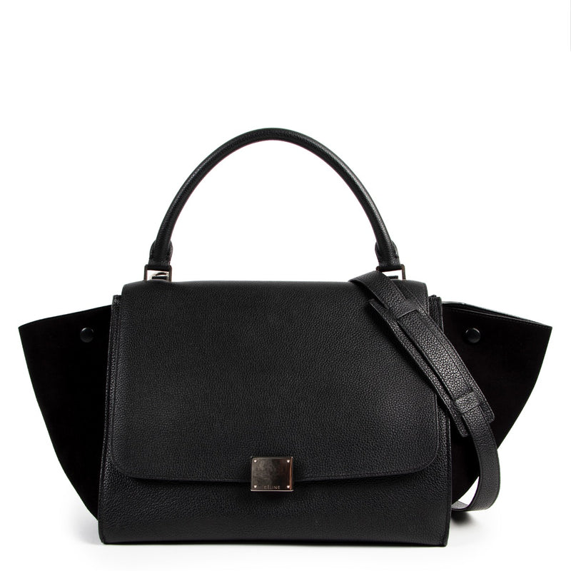 Buy an authentic second hand Céline black Trapeze Top Handle at Labellov