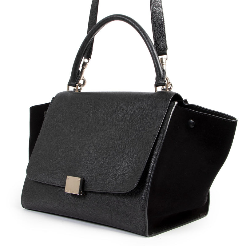 Buy an authentic second hand Céline black Trapeze Top Handle at Labellov
