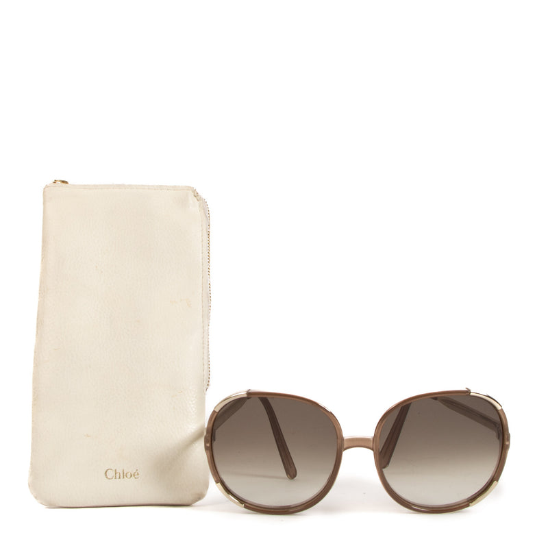 Bent u op zoek naar een authentieke Chloé Myrte Brown Sunglasses?