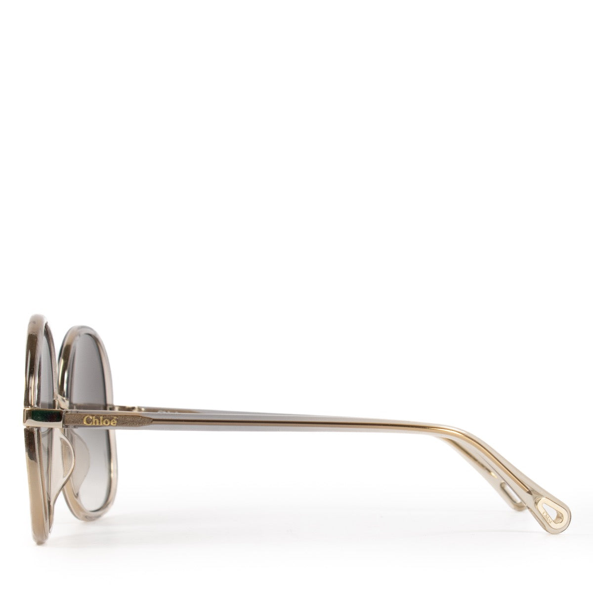Shop safe online at Labellov in Antwerp, Brussels and Knokke these 100% authentic second hand Chloé Grey Acetate CH0029 Sunglasses