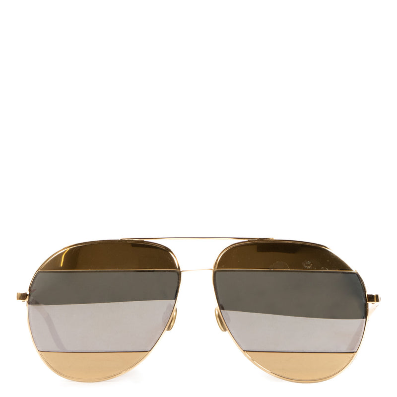 Christian Dior DiorSplit1 Gouden Zonnebril