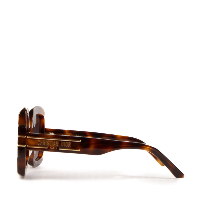 Christian Dior Schildpadbruine Signature S1U Zonnebril