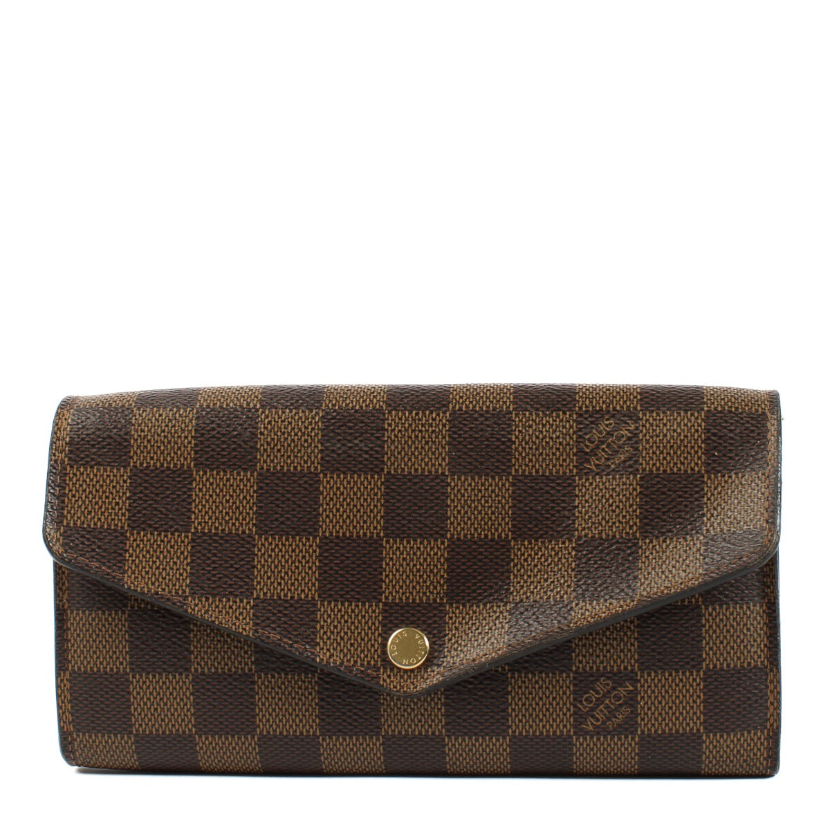 Shop safe online at Labellov in Antwerp, Brussels and Knokke this 100% authentic second hand Louis Vuitton Damier Ebene Sarah Wallet. Veilig online tweedehands authentieke Louis Vuitton Damier Ebene Sarah portefeuille kopen bij Labellov.