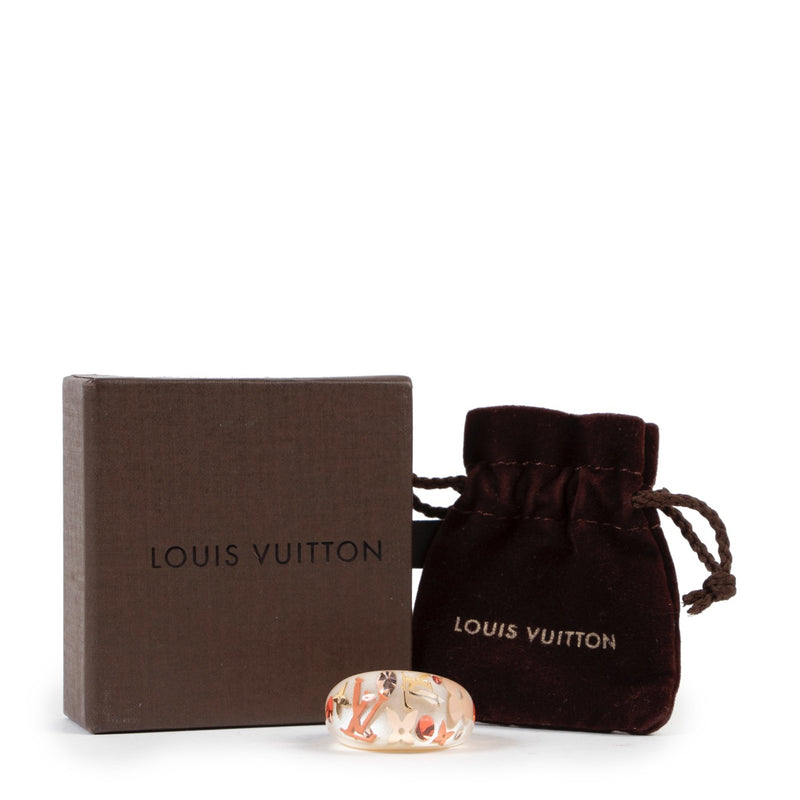 Buy an authentic second hand white Louis Vuitton White Ring size 53 at Labellov