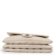 Buy an authentic second hand Chanel Grey Lambskin Quilted 3 Flap Bag in very good condition at Labellov