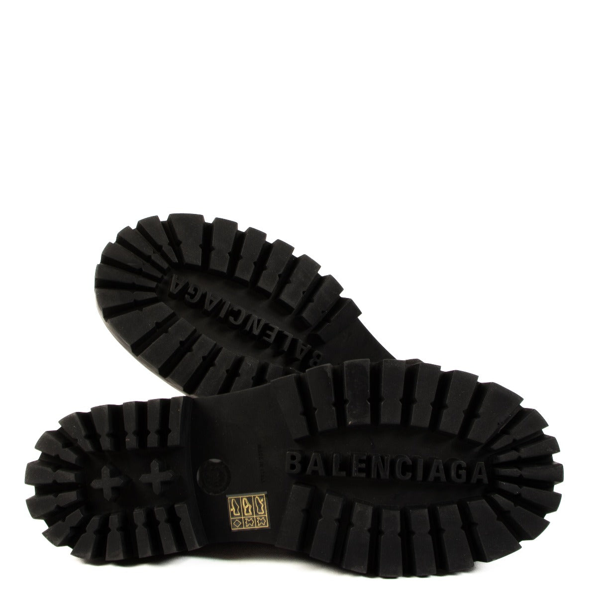 Bottes Balenciaga noires effet croco Strike - Taille 38