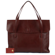 Shop safe online at Labellov in Antwerp, Brussels and Knokke this 100% authentic second hand Cartier Burgundy Vintage Tote Bag