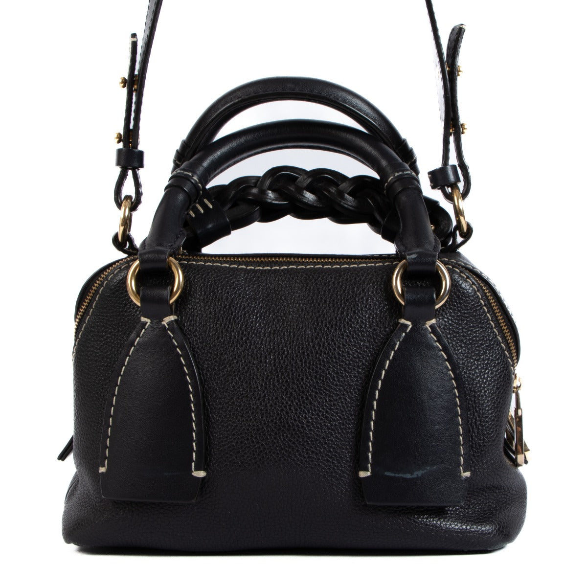 Buy an authentic Chloé Blue Daria Small Day Bag Crossbody on LabelLov.com