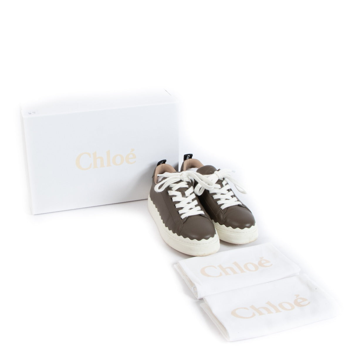 Chloé Lauren Sneakers Night Forest Green