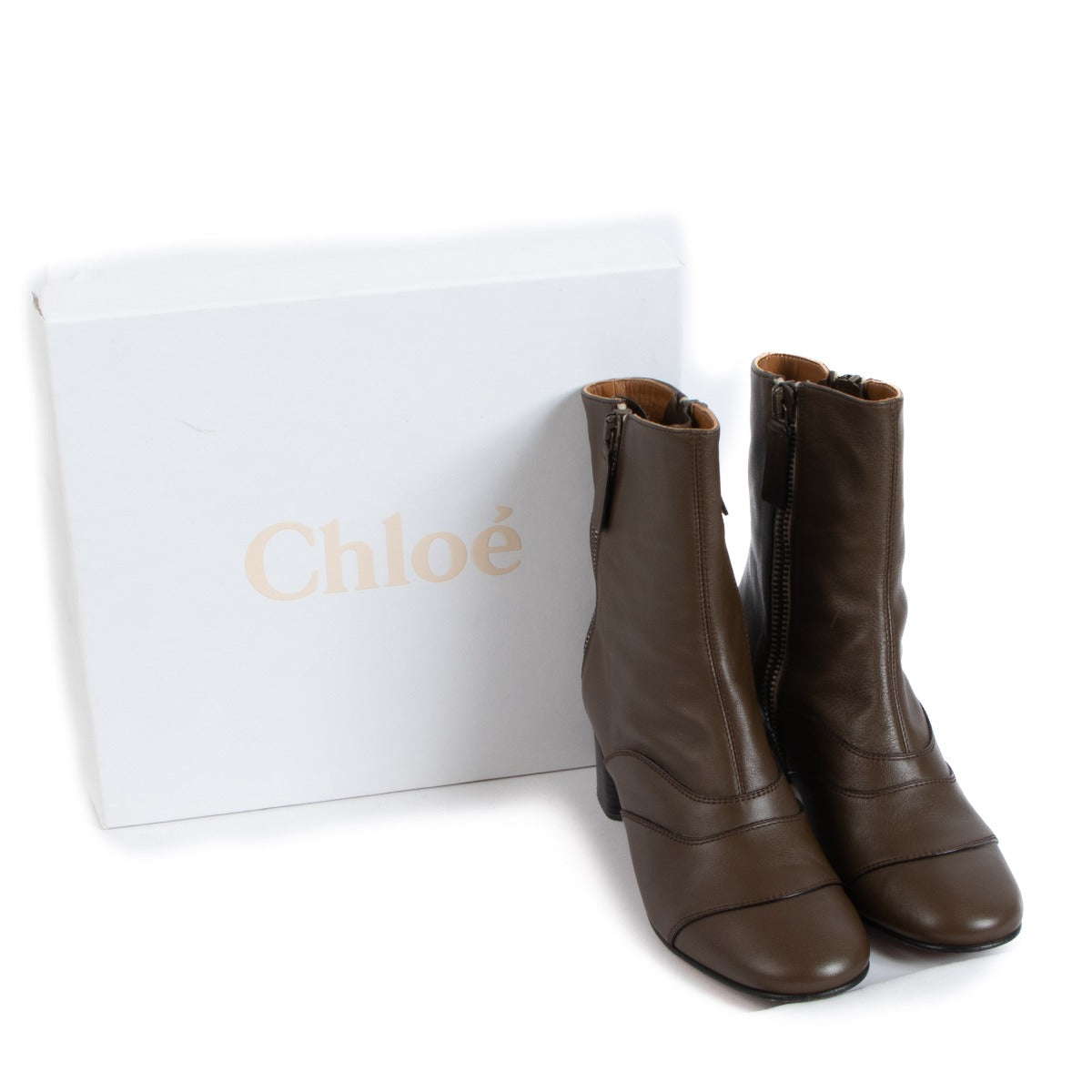 Chloé Lexie Ankle Boots - Size 39.5