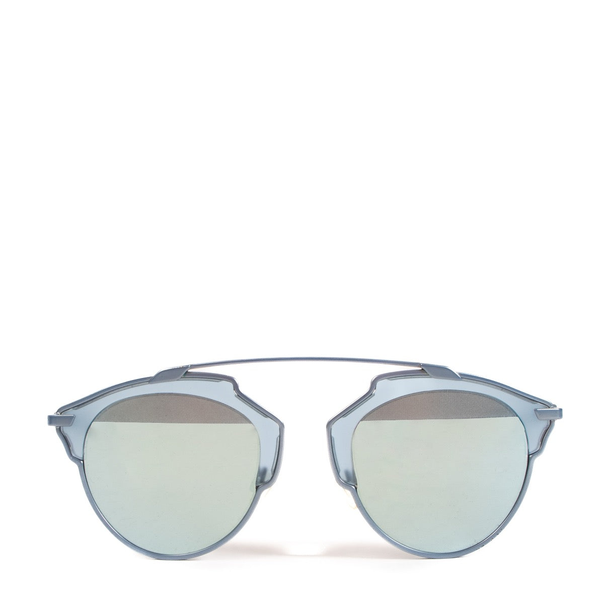 Shop safe online at Labellov in Antwerp, Brussels and Knokke these 100% authentic second hand Christian Dior Blue Mirror So Real Sunglasses